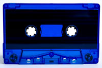 Blue tint sonic cassette