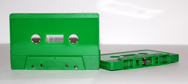 green sonic cassette color