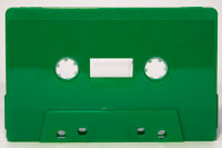 Green Sonic cassette shell