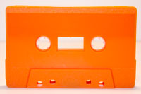 Orange Sonic cassette shell
