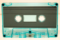 Turquoise tinted cassette