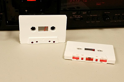matte white cassette