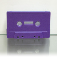 purple audio cassette