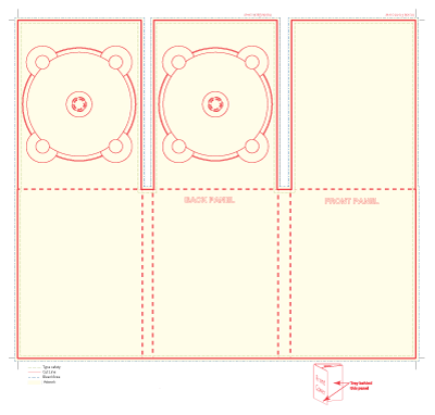 dvd 6 panel digipak with 2 trays
