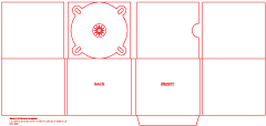 8 panel 1 CD Digipak with 1 tray, 1 tube pocket with thumbhole