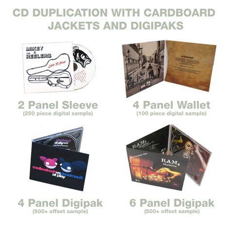 Bulk CD duplication packaging options