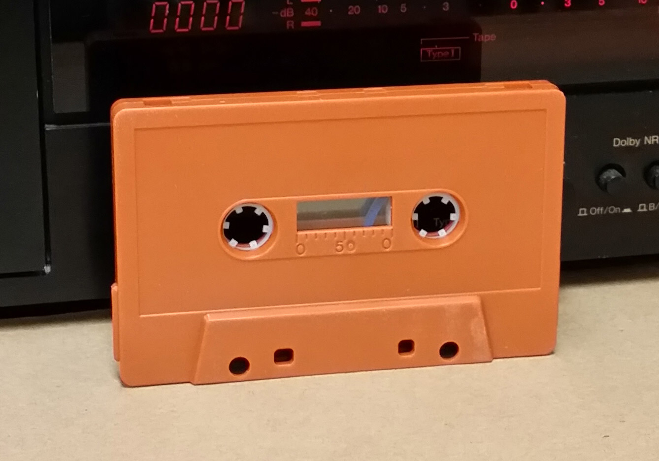 steampunk copper audio cassette