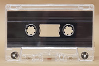 Clear, grey liner, chrome EQ, no screws cassette