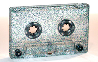 Green/Blue Glitter cassette