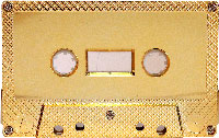 Gold Plated cassette shell