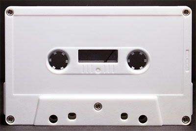 C-27 White Tab-in Audio Cassettes with RTM Hi-fi Music-Grade Audio Tape 