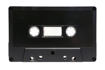 black cassette c-zero with square window