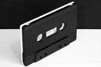 Black & White cassette shell