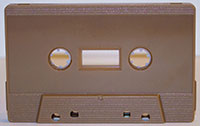 Brown cassette shell