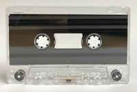 Clear cassette w/ black liner