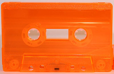 C-39 Florescent Orange Sonic Hi-Fi Music Grade Audio Cassettes