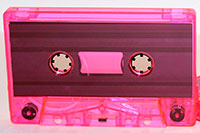 C-38 Flo Pink Audio Cassettes 