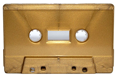 C-17 Gold Sonic Audio Cassettes With Vintage Hi-Fi Music Grade Tape