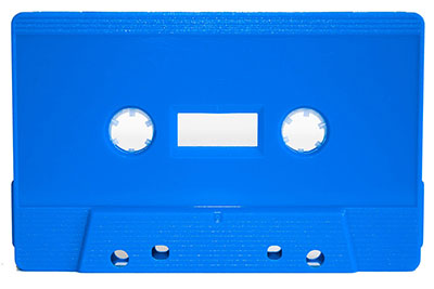 C-67 Blue Audio Cassettes with Hi-Fi Music-Grade Audio Tape