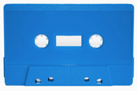 Light Blue cassette shell