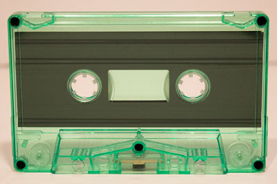 C-32 Mint Green Tint Audio Cassettes