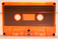 Orange tinted cassette