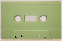 Pea Green cassette shell