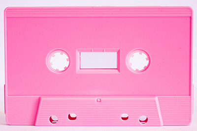 C-84 Pink Cassettes with Hi-fi Music-Grade Audio Tape 