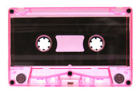 Pink tinted cassette