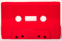 Red Sonic cassette shell