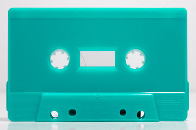 C-31 Sea Green cassette with RTM music grade audio tape. 