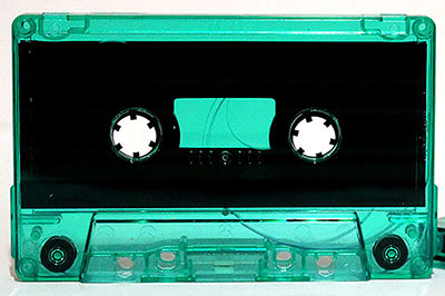 C-57 Emerald Green Tinted  Audio Cassettes with Hi-Fi Music Grade Tape (CLONE)