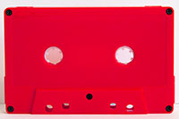 Windowless Red cassette shell