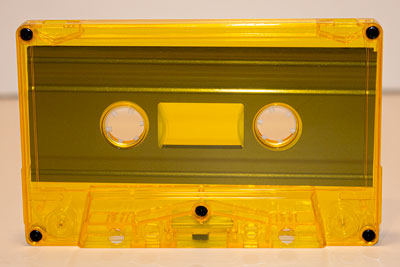 C-60 Tinted Yellow Audio Cassettes with Hi-Fi Ferro Music-Grade Audio Tape