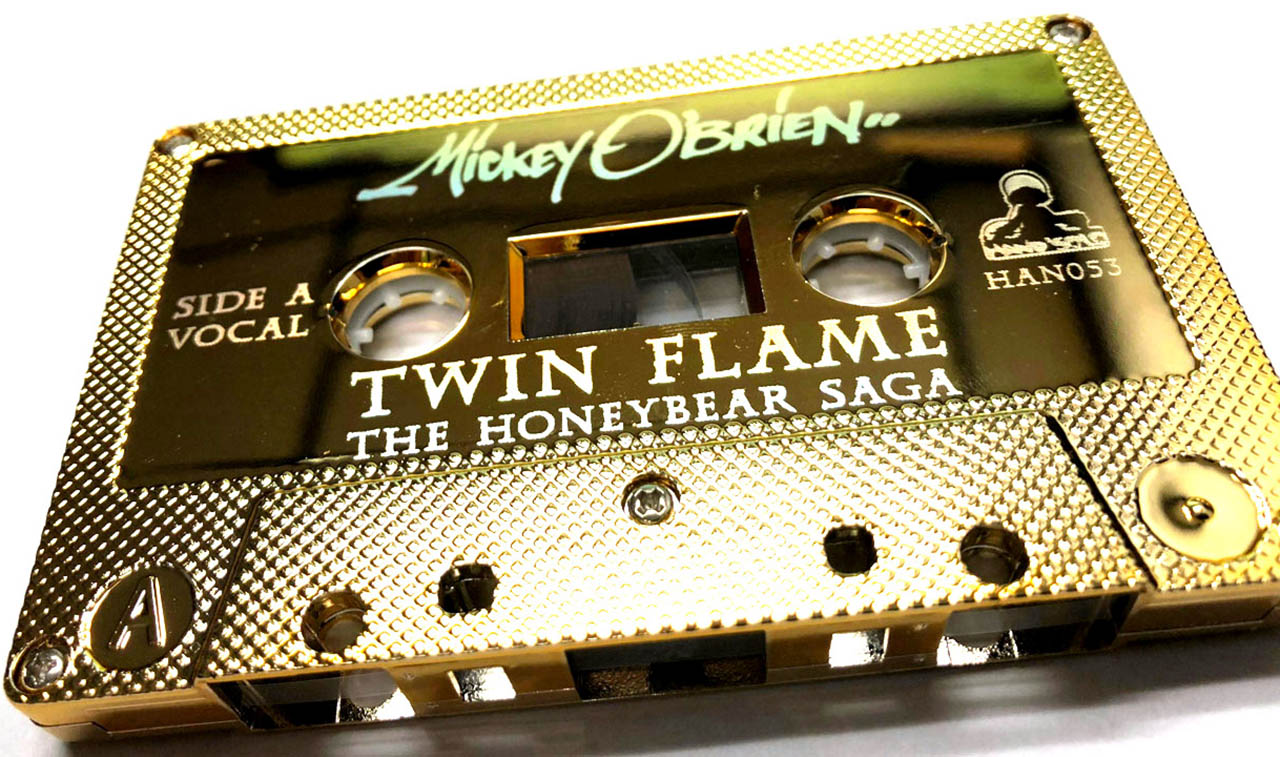 Mickey O'Brien laser engraved cassette