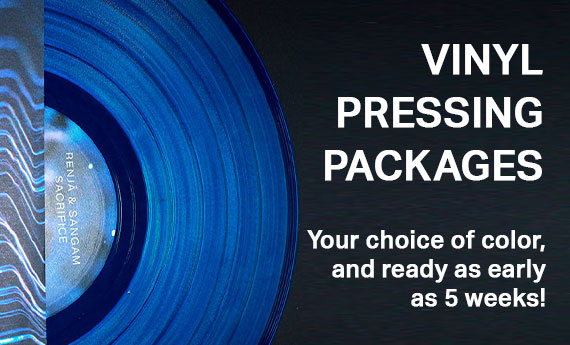 Vinyl pressing packages from Duplication.ca