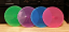 Slimpak CD/DVD O-shells in blue, pink, purple, and lime green