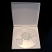 1/4" x 10.5" Transparent Empty NAB Plastic Reel w/Hinged box