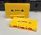 Yellow Audio Cassettes with red leader
