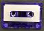 Violet tinted audio cassettes