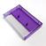 clear/purple-tint cassette cases
