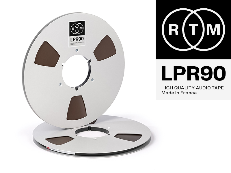 RTM LPR90 1/4 x 3600 Feet Audio Tape on NAB Metal Reel