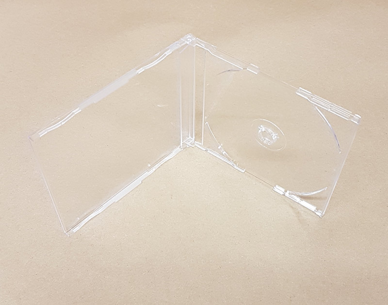 Single CD Maxi Jewel Case 5.2mm Spine Slim Black Tray New Empty Replacement 