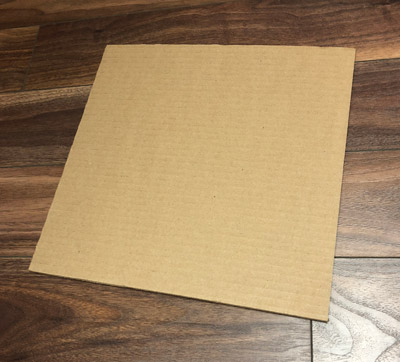 12.5 Inch Corrugated Pad for Vinyl Record Mailing - 100 Pack
