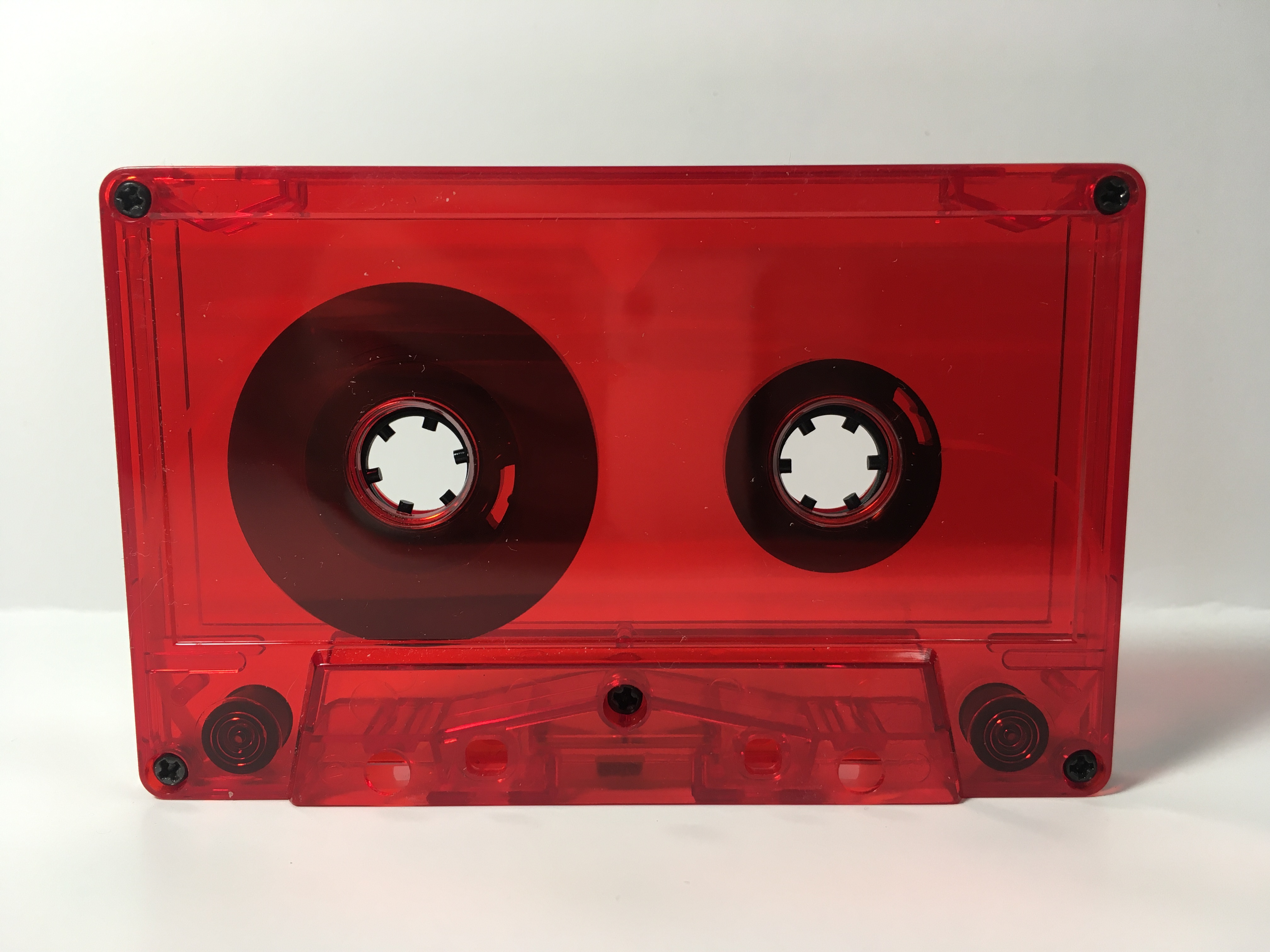 C-29:40 Normal Bias Red Transparent Cassettes 25 pack