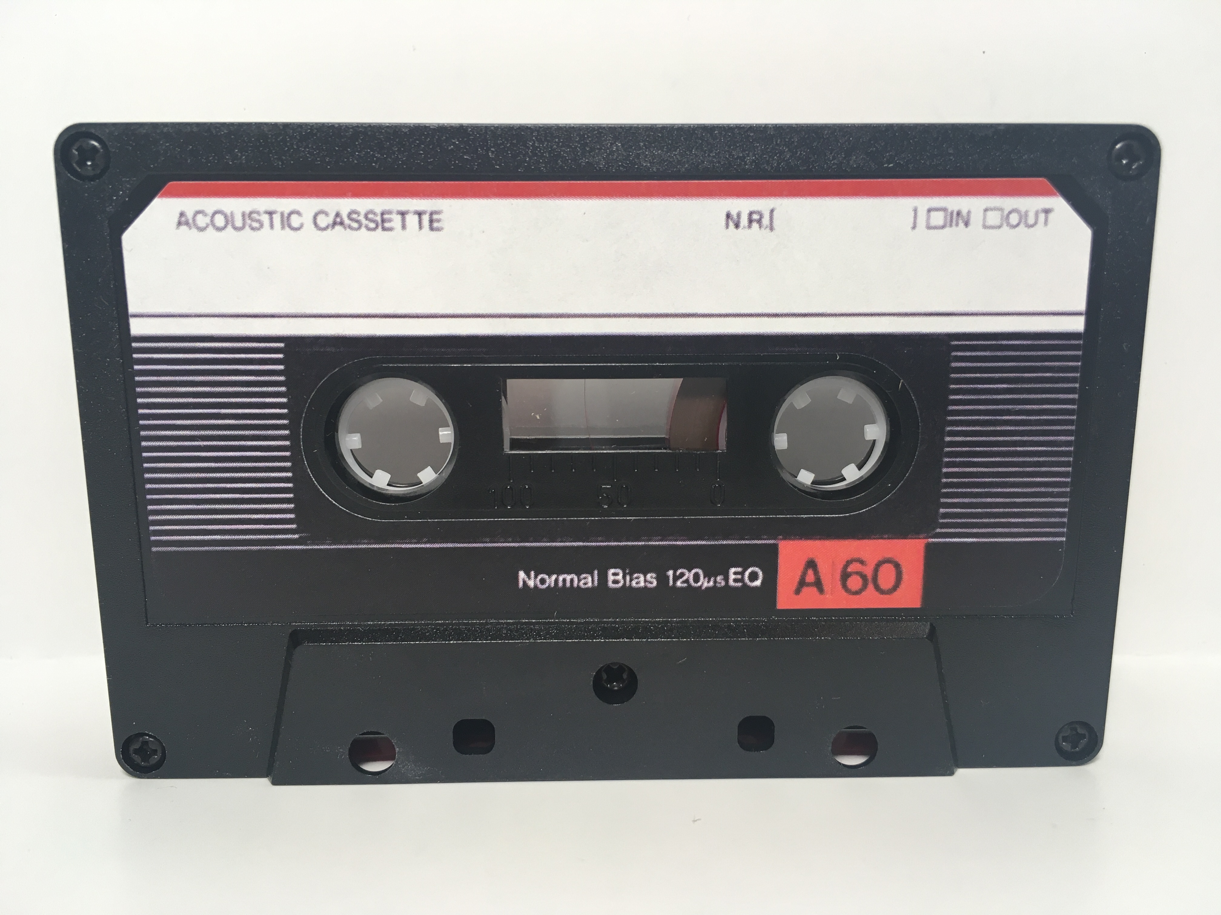 C-23 Normal Bias Black Labeled Cassettes 20 pack