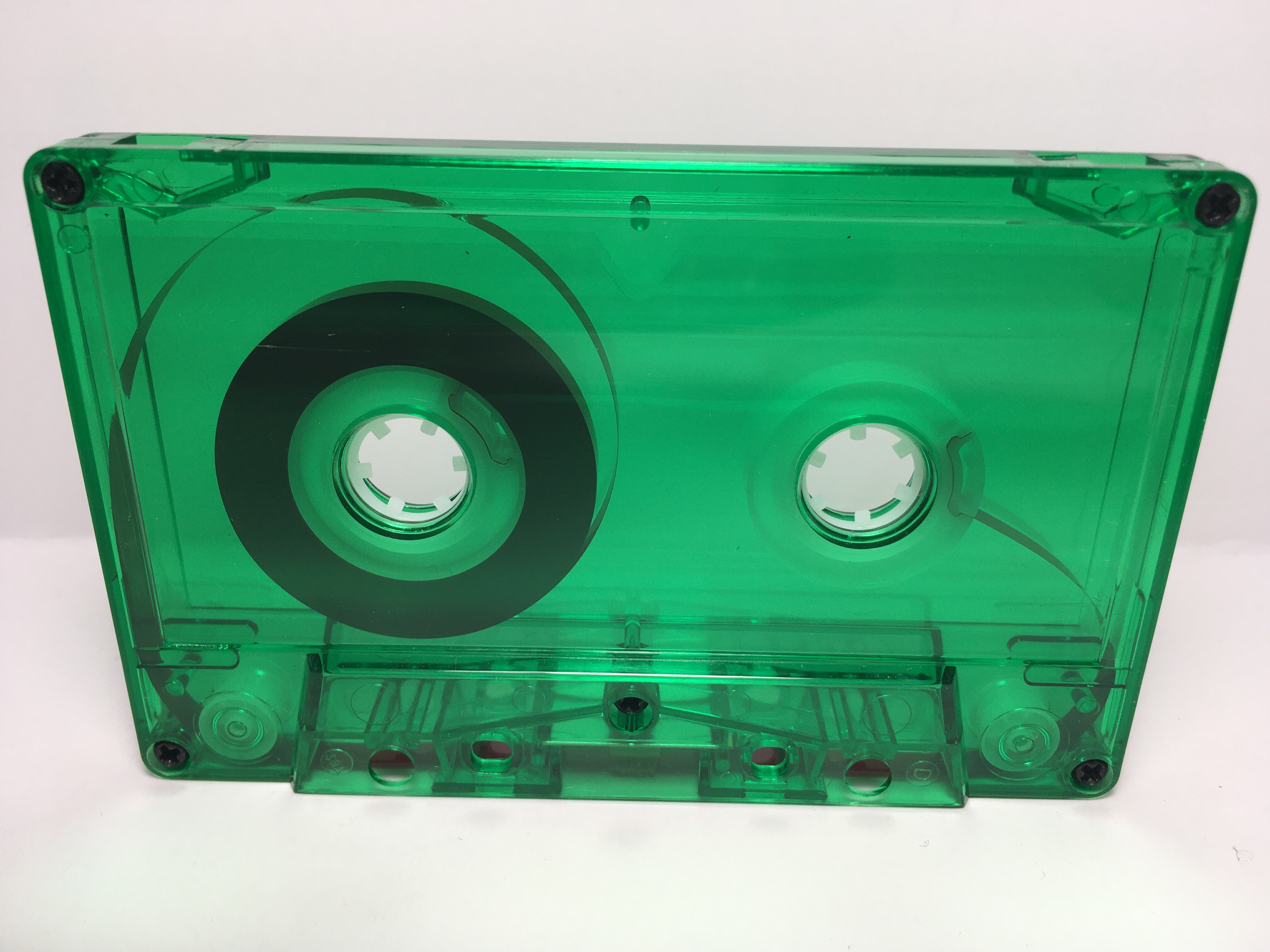 C-26 Normal Bias Green Transparent Cassettes 7 Pack