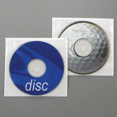 Tamper Resistant Poly Adhesive Sleeve for CD/DVD 