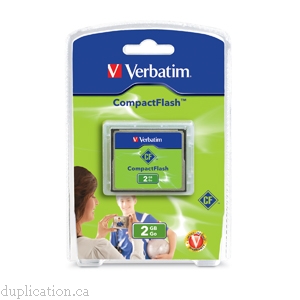 Verbatim - Flash memory - 1 x 2 GB - CompactFlash Card