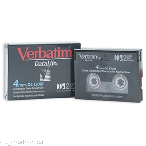 Verbatim DataLife 4mm DL 120M (DDS2 Certified) - 1 x DAT 4 GB / 8 GB – DDS-2